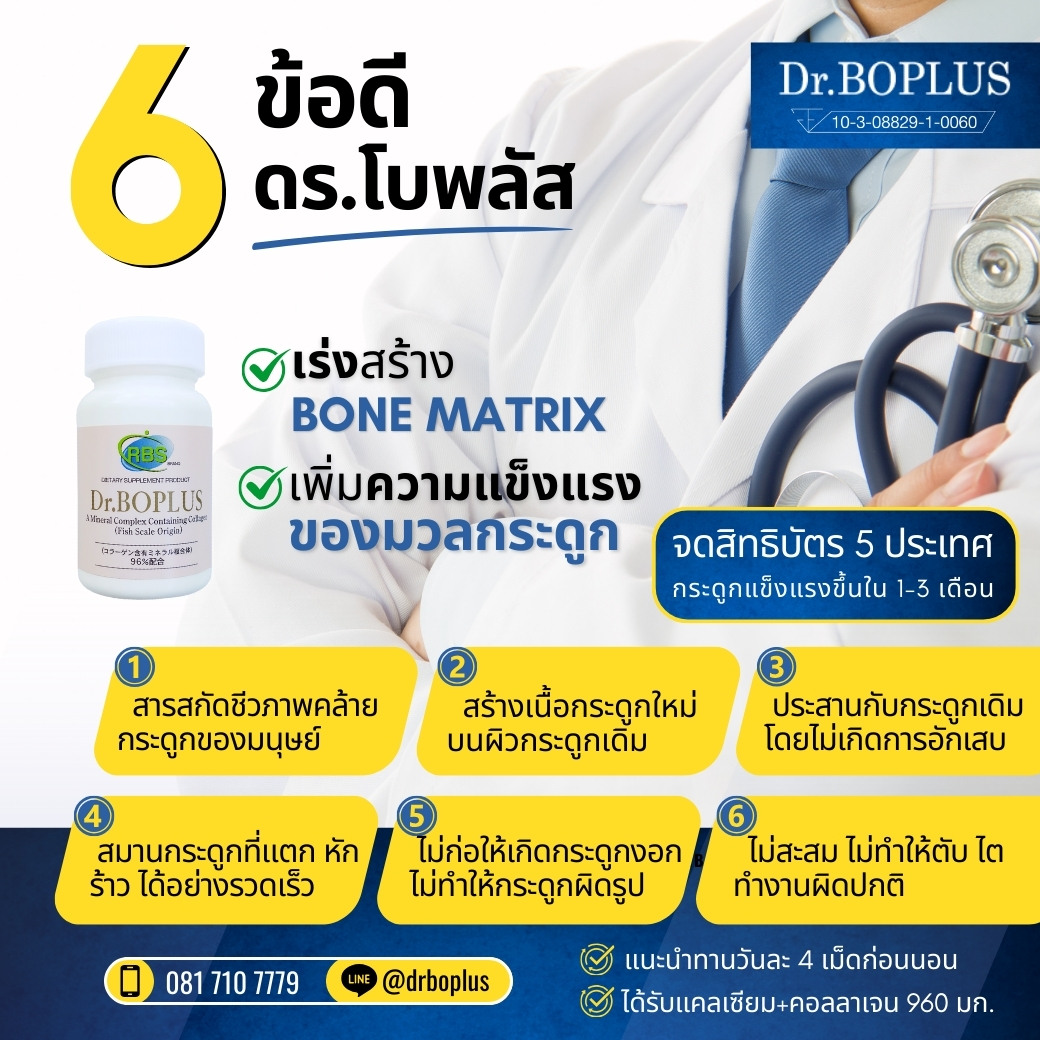 6 ข้อดีของ Dr.BOPLUS